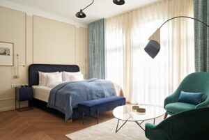 jolie chambre spacieuse et chaleureuse au Bagatelle Gardenhouse à Budapest