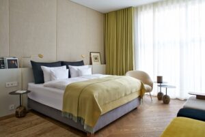 chambre confortable dans un petit boutique hôtel de Budapest
