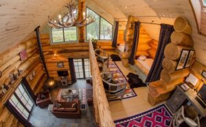 chalet avec des lits cabines que les enfants adorent