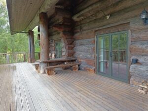 grande terrasse privée dans chaque cottage