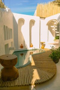 petite piscine privée en extérieur dans une suite bungalow de l'hôtel Anacardier Privé Hotel à Atins au Brésil
