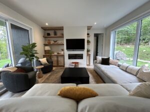 séjour cosy et chaleureux dans la location de vacances L'Originie Nord à La Conception au Canada