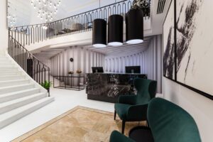 réception de l'hôtel