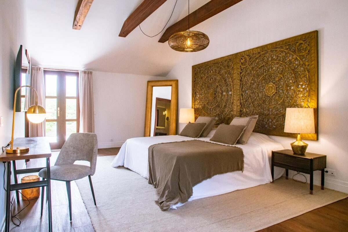 chambre d'hôtes à l'atmosphère à la fois authentique et élégante à la Casa da Djedja à Mindelo, sur l'île de São Vicente au Cap-Vert