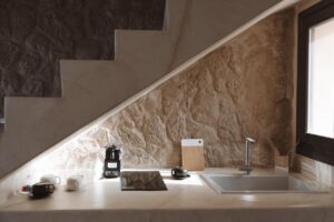 kitchenette dans chaque suite de l'hôtel