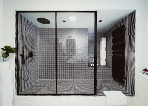 salle de douche de la chambre Kaolin