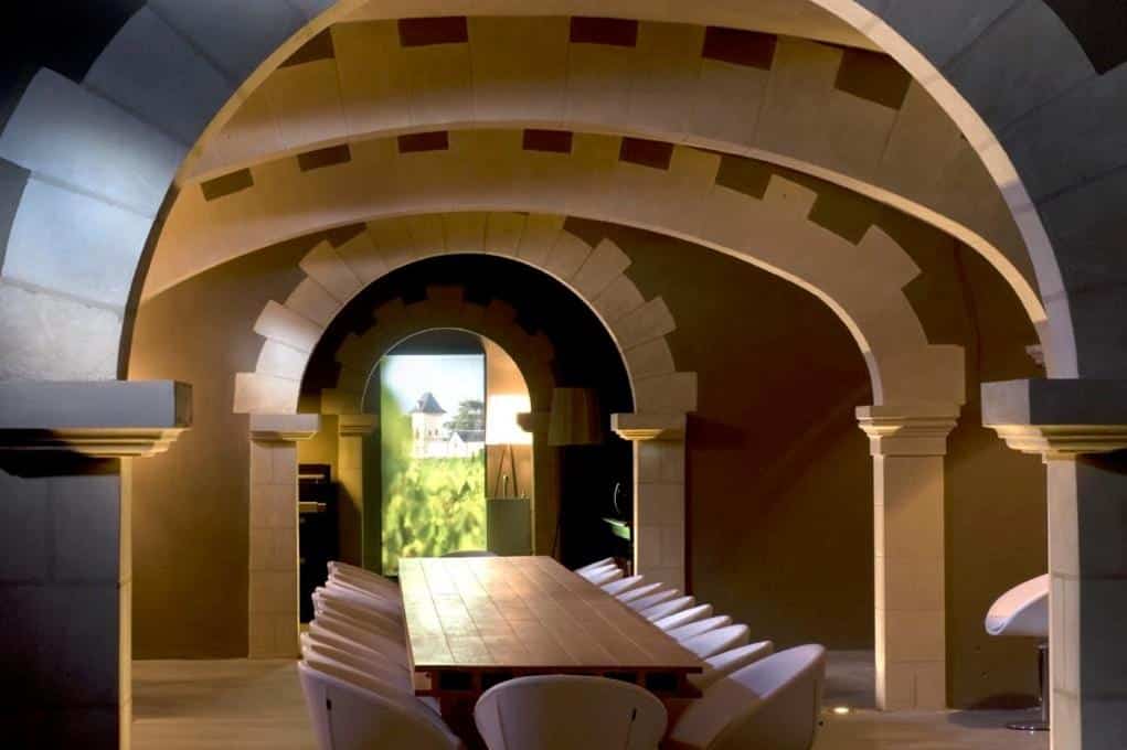 caveau de dรฉgustation du domaine viticole