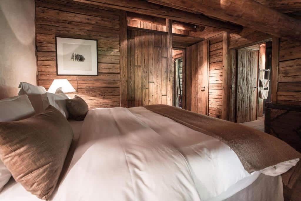 véritable cocon de bien être pour cette chambre de montagne