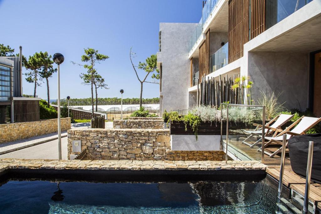 villa avec piscine privée au Areias do Seixo Villas à 1h de Lisbonne