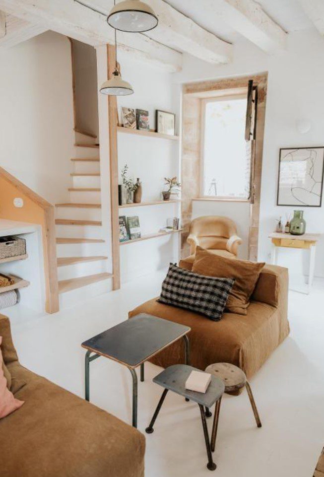 ancienne grange rénovée en location vacances avec 2 chambres en Dordogne