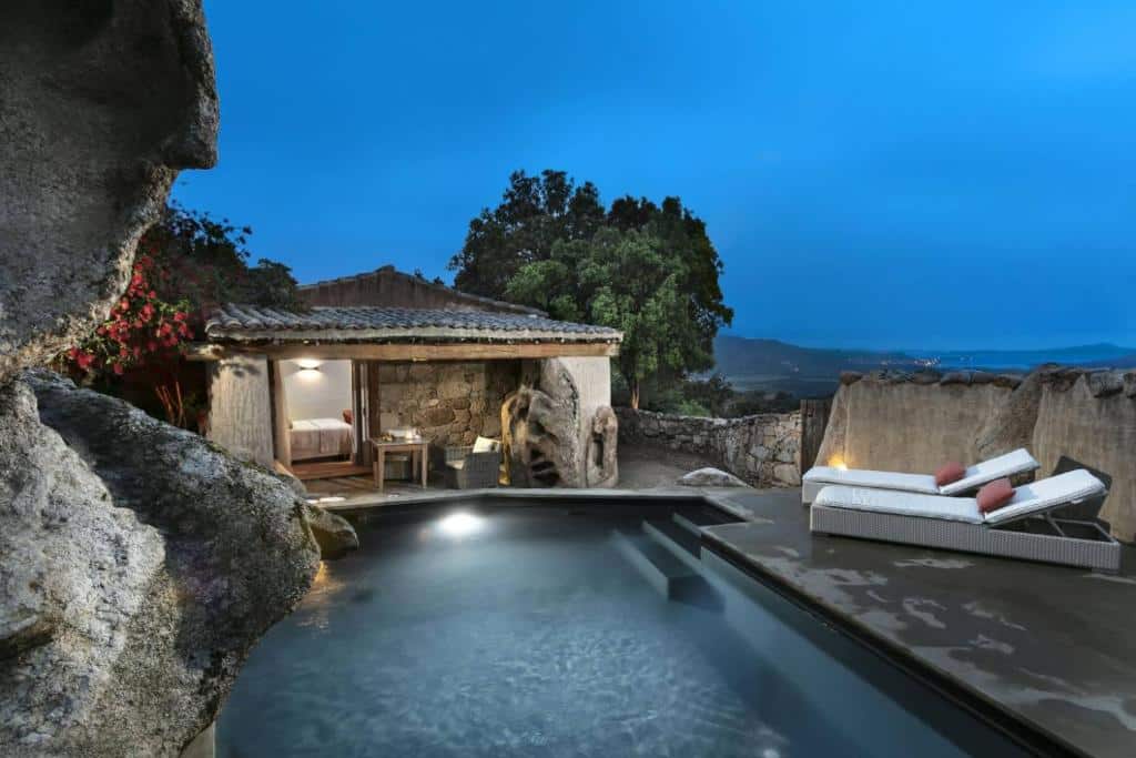 Suite junior avec piscine privée en Sardaigne
