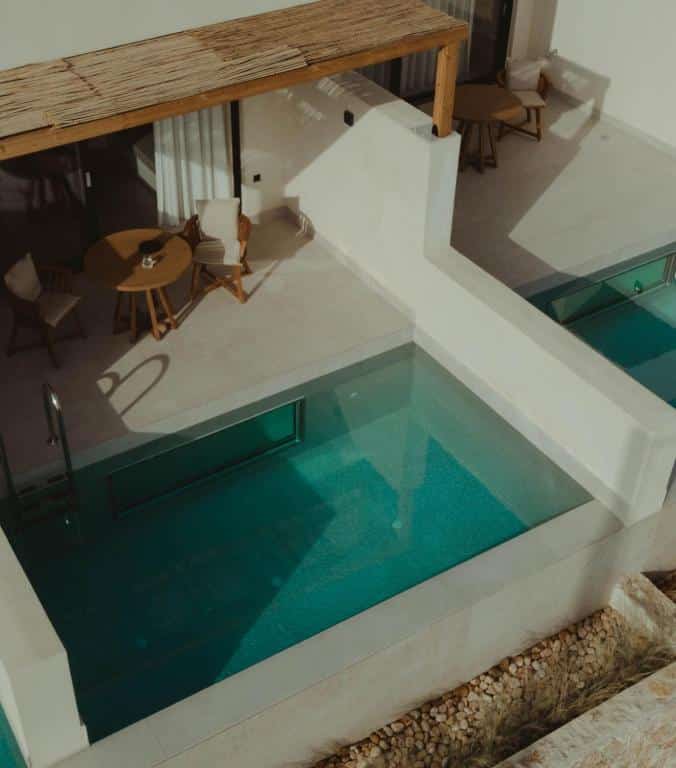 appartement avec piscine privée dans un hôtel en Grèce