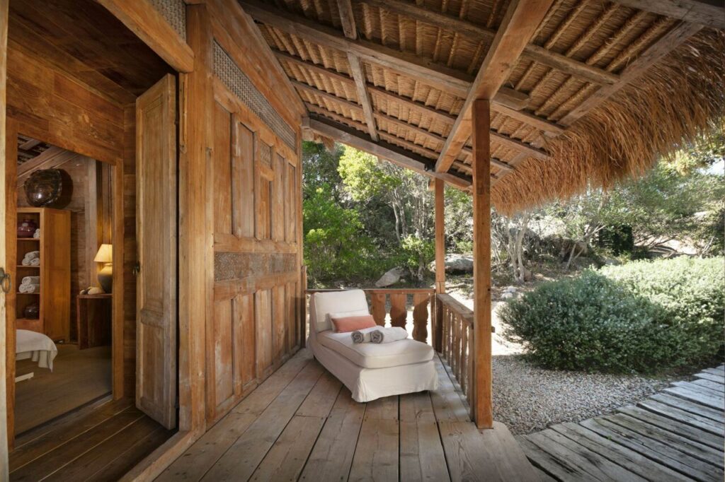 terrasse du spa de l'hôtel Petra Segreta Resort and Spa