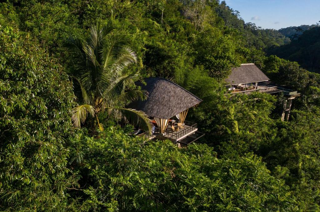 villa d'un hôtel sans vis à vis en pleine nature à réserver pour un voyage à Bali