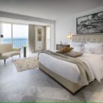 chambre avec vue mer dans un hôtel chic et élégant à Sidi Bou Saïd