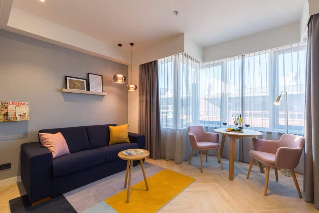 salon d'une des suites