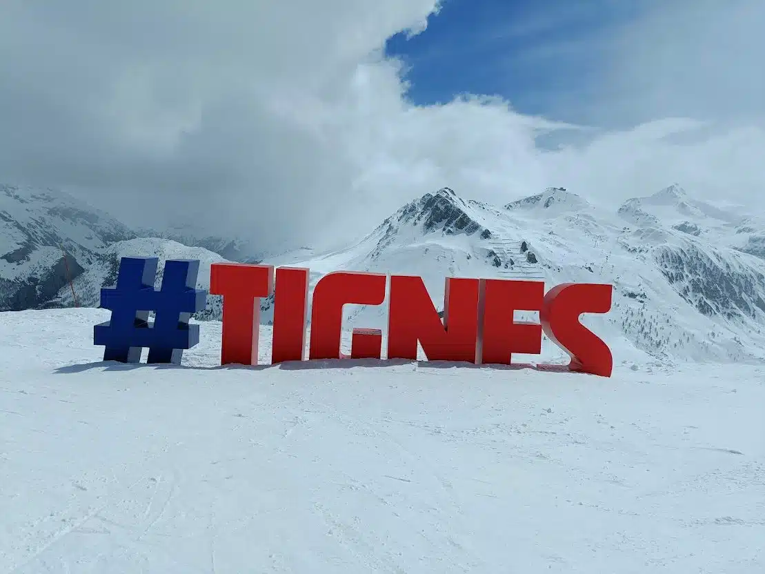 Station de ski de Tignes en hiver