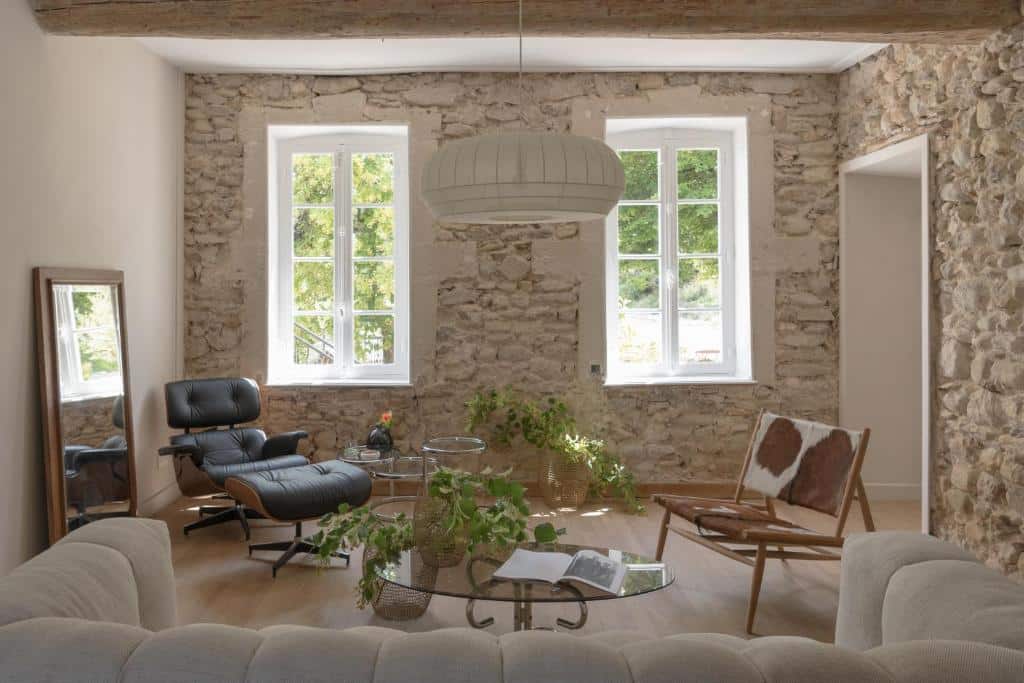 salon commun pour les chambres d'hôtes