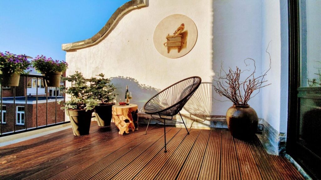 terrasse d'une suite