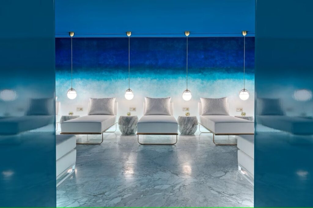 espace repos et détente au spa de l'hôtl Matild Palace