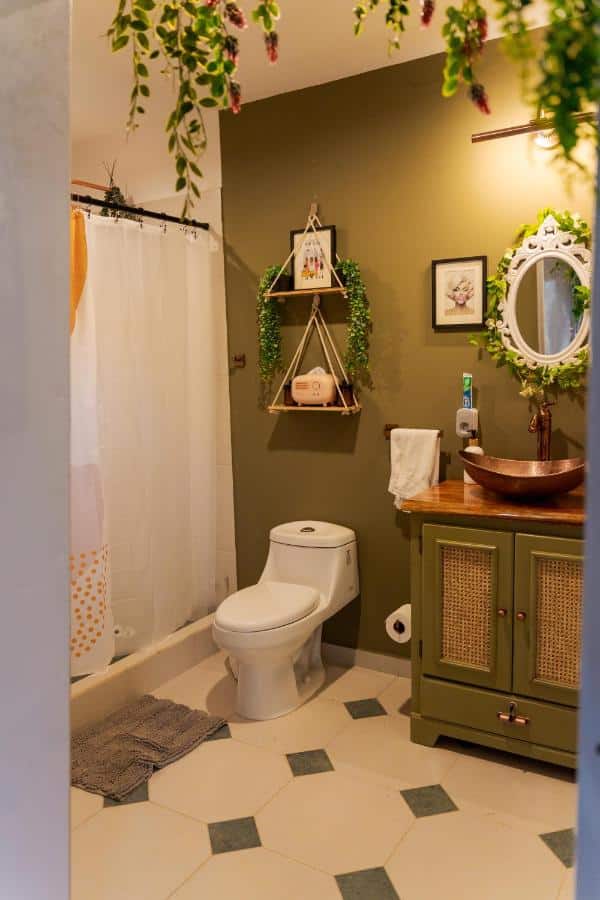 salle de douche du dôme