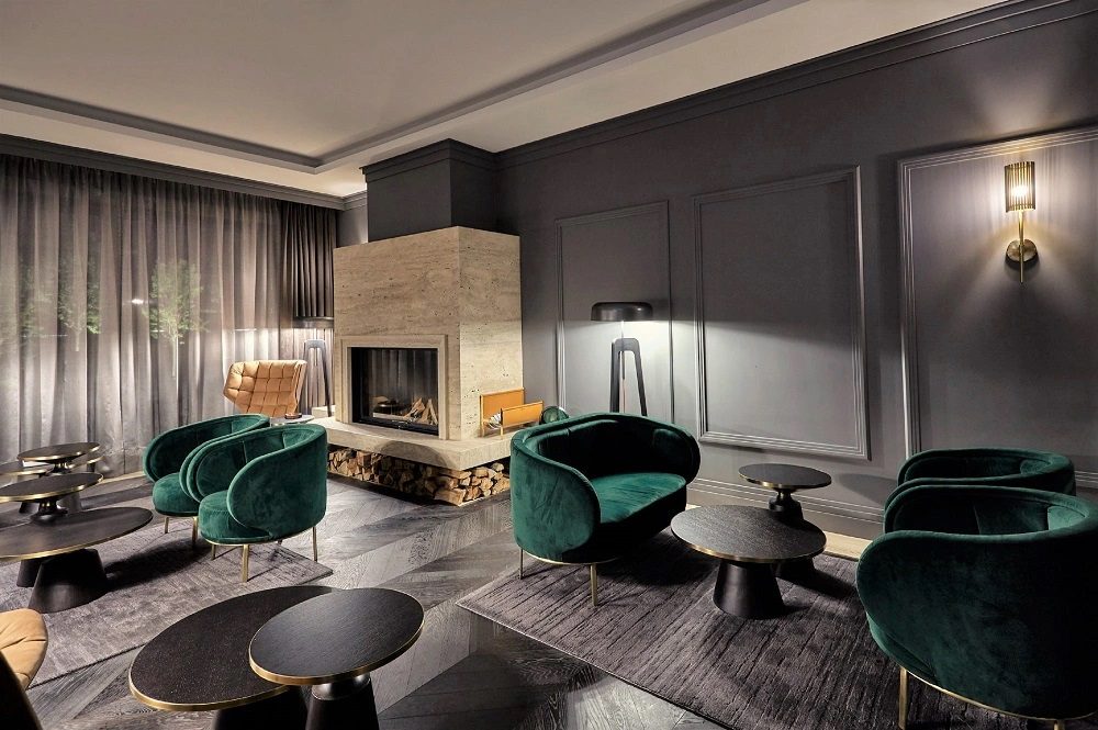 bar lounge à cigare à l'hôtel Ikador Luxury Boutique Hotel sur la riviera d'Opatija