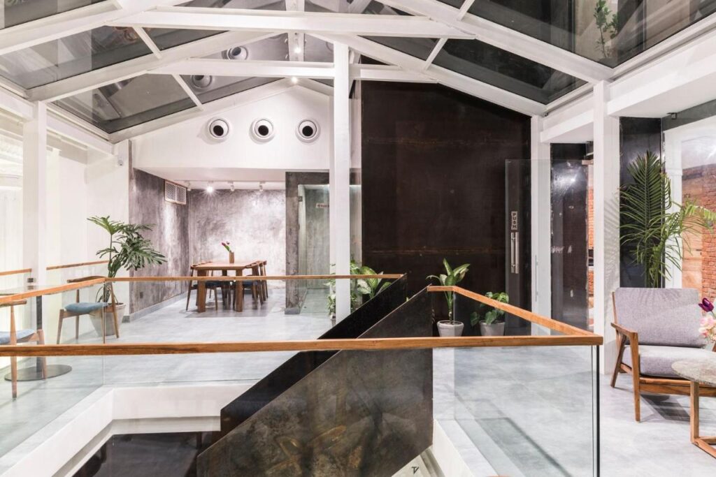 espace commun de l'hôtel