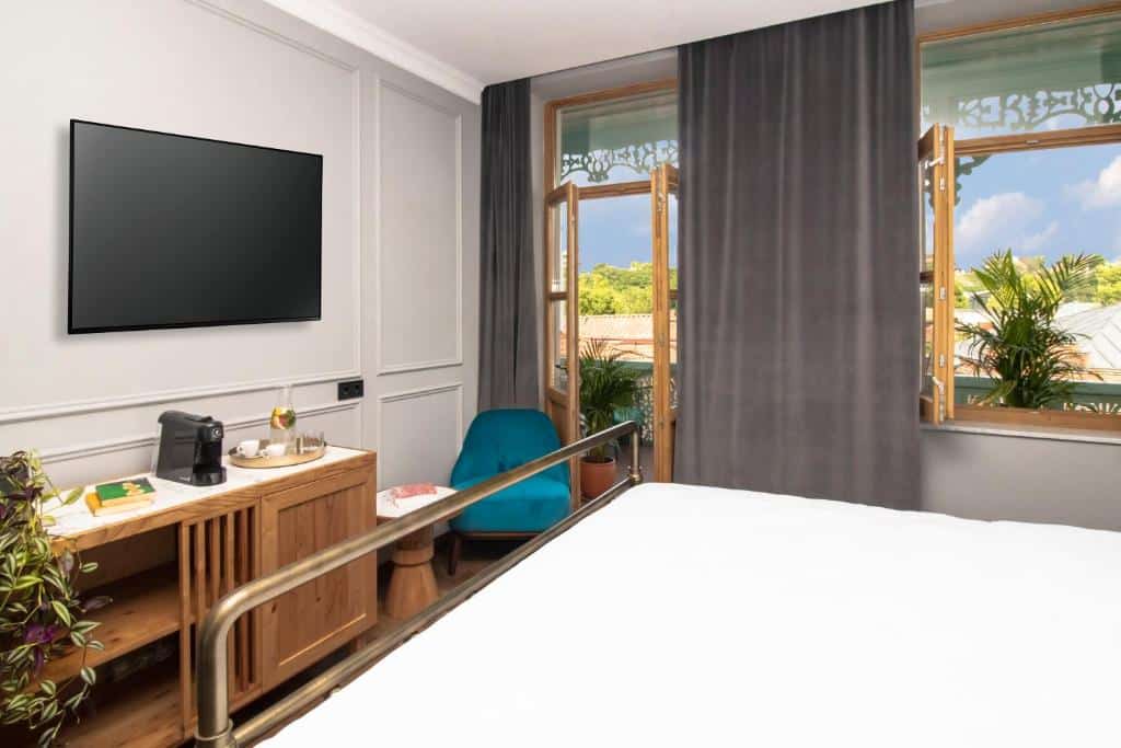 chambre à la déco rétro et authentique