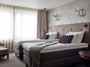 chambre twin à l'hôtel Lapland Hotels Bulevardi d'Helsinki en Finlande