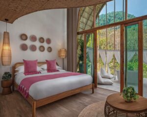 suites spacieuses sur 2 étages pour 4 personnes avec terrasse et vue panoramique